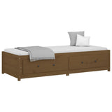 Day Bed without Mattress Honey Brown 80x200 cm Solid Wood Pine 821587