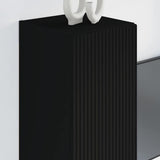 TV Wall Cabinet Black 30 x 31 x 80 cm Engineered Wood 892291