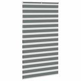 Zebra Blind Dark Grey 120x200 cm Fabric Width 115,9 cm Polyester 4014161
