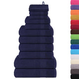 12 Piece Towel Set "FROGN" Navy Blue 360 gsm 137100
