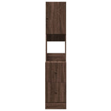 Kitchen Cabinet Brown Oak 35x50x180 cm Engineered Wood 840764