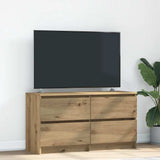 TV Cabinet Artisan Oak 100x35x54 cm Engineered Wood 861804