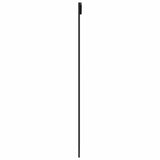 151008 Sliding Door 3-Panel ESG Glass and Aluminium 76x205 cm Black