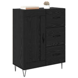 Sideboard Black Oak 69.5 x 34 x 90 cm Engineered Wood 881620