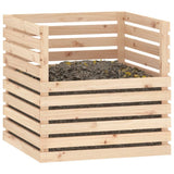 Composter 80x80x78 cm Solid Wood Pine 822187