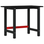 Workbench Dark Brown 100x60x81.5 cm Solid Wood Oak 3309672