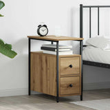 Bedside Cabinet Artisan oak 30 x 60 x 60 cm Engineered wood 871273