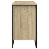 Bathroom Sink Cabinet Sonoma Oak 91x35x60 cm Engineered Wood 848660
