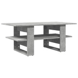 ZNTS Coffee Table Concrete Grey 102x55x42 cm Engineered Wood 823265