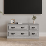 TV Cabinet Grey Sonoma 100x35.5x45 cm Engineered Wood 816454