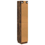 Cabinet Set 2 pcs Smoked Oak 33 x 34.5 x 87 cm Engineered Wood 3416813