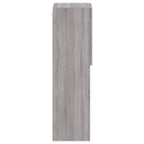 TV Cabinet with LED Lights Grey Sonoma 30.5x30x102 cm 837025