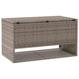 Outdoor Cushion Box Grey 100x55x55.5 cm Poly Rattan 4104143