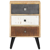 ZNTS Bedside Cabinet 40x30x60 cm Solid Mango Wood 282875