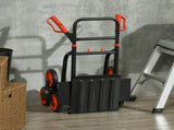 Steel Folding Hand Truck, Heavy Duty Foldable Trolley on Wheels, Multi-Purpose Sack Truck Moving T3398P342351