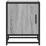 Bedside Cabinets 2 pcs Grey Sonoma 40x31x50 cm Engineered Wood and Metal 848716