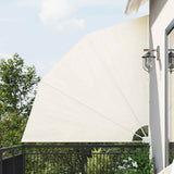41576 Collapsible Balcony Side Awning Cream 210x210 cm