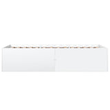 Bed Frame without Mattress White 90x190 cm Single 3280972