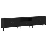TV Cabinet Black oak 200 x 25 x 44 cm Engineered wood 863677