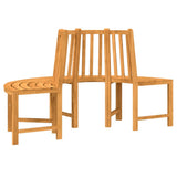 Tree Benches 2 pcs Half Round 160 cm Solid Wood Teak 3157908