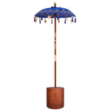 Balinese Parasol with Base 2 pcs Blue 3433031
