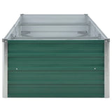 44843 Garden Raised Bed Galvanised Steel 240x80x45 cm Green