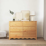 Chest of Drawers Drammen Oak 111 x 43 x 73.5 cm Solid Pine wood 42003050