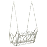 Swing Bench Steel 71 x 75 x 59 cm Antique White 42038690