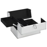 Make-up Case 22x30x21 cm Silver Aluminium 91828