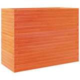 Garden Planter Wax Brown 90x40x68.5 cm Solid Wood Pine 3282491