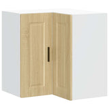 Kitchen Wall Corner Cabinet "Porto" Sonoma Oak Engineered Wood 854100
