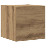 6 Piece TV Cabinet Set Wall-mounted Artisan Oak Engineered Wood 3329142