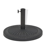 Parasol Base Resin Round Black 14 kg 43657