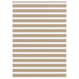 ZNTS Zebra Blind Sand Brown 160x200 cm Fabric Width 155.9 cm Polyester 4014585