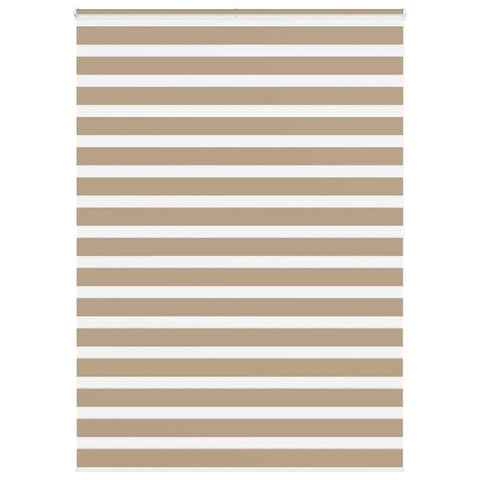 ZNTS Zebra Blind Sand Brown 155x200 cm Fabric Width 150.9 cm Polyester 4014584