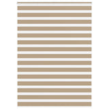Zebra Blind Sand Brown 165x200 cm Fabric Width 160.9 cm Polyester 4014586