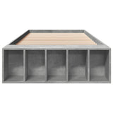 Bed Frame without Mattress Concrete Grey 90x190 cm Single 3280618
