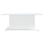 Coffee Table White 102x55.5x40 cm Engineered Wood 810307