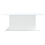 Coffee Table White 102x55.5x40 cm Engineered Wood 810307