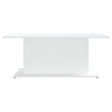 Coffee Table White 102x55.5x40 cm Engineered Wood 810307