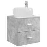 Bathroom Furniture Set 5 pcs Concrete Grey 3407034