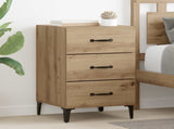 Bedside Cabinet Artisan Oak 40 x 40.5 x 66 cm Engineered Wood 880623