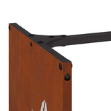 Firewood Rack 40x30x80 cm Weathering Steel 864230