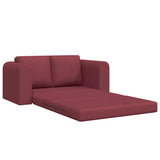 Sofa Bed Wine red 148 x 71 x 83 cm Fabric 4106676