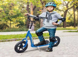 Kids Scooter Kick Scooter with 12" EVA Tyres, Rear Brake, Big Wheels Scooter for 5-12 Years Old, T3398P348518