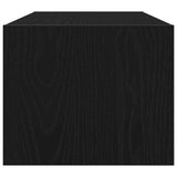 TV Cabinet Black Oak 80x31x25.5 cm Engineered Wood 861510