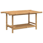 ZNTS Coffee Table 90x50x45 cm Bamboo 366473