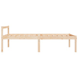 Senior Bed without Mattress 100x200cm Solid Wood Pine 810604