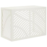 Air Conditioner Cover White 100 x 50 x 70 cm Steel 8014102