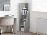 Corner Cabinet 27.5x27x140cm Engineered Wood Grey Sonoma 889871